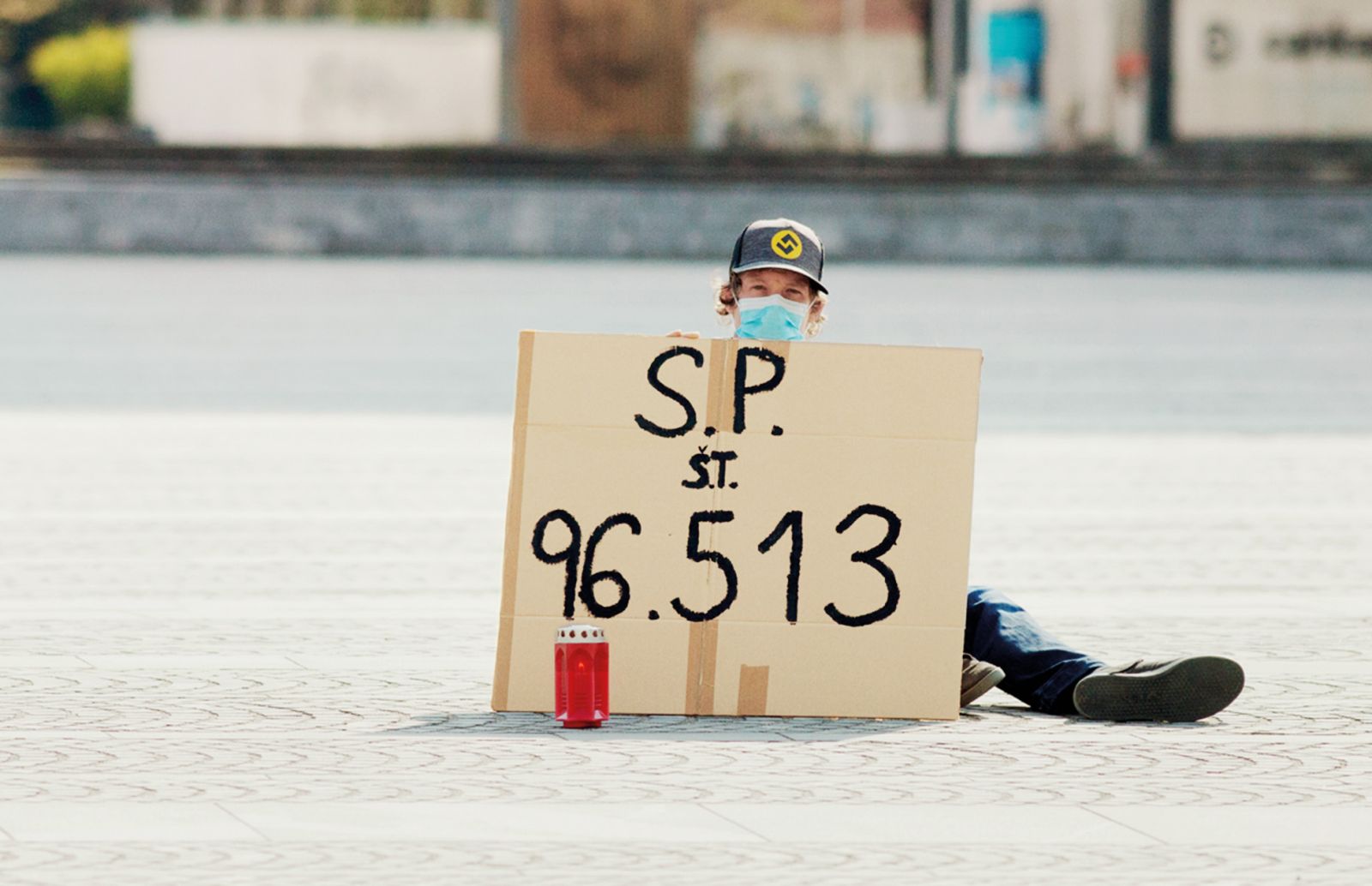 Protest pred državnim zborom, Trg republike, LJ | Gašper Lešnik