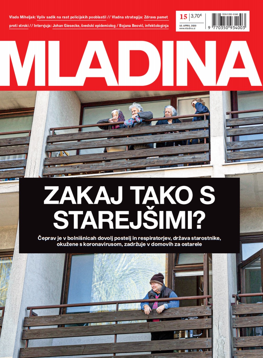 To je naslovnica jutrišnje Mladine