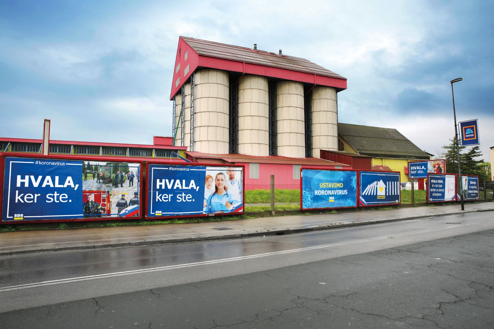 Plakatiranje je najbolj intenzivno v Ljubljani