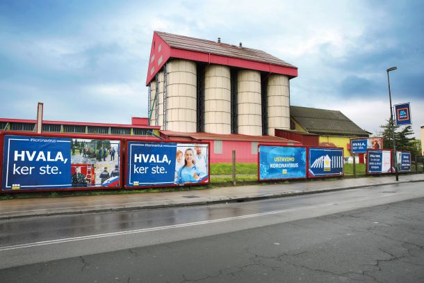 Plakatiranje je najbolj intenzivno v Ljubljani