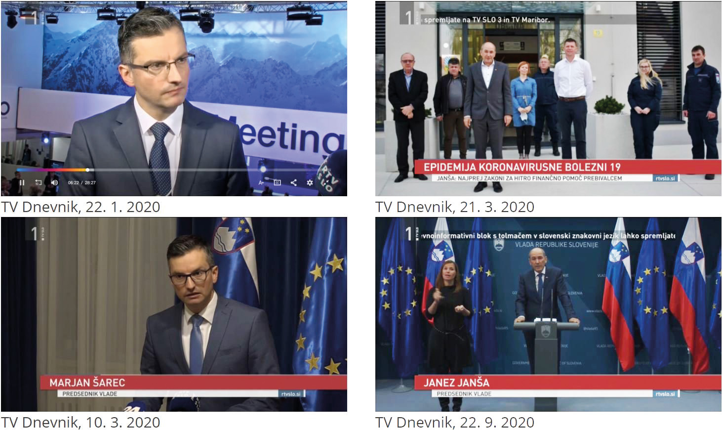 Podporniki Janeza Janše RTV SLO očitajo, da ga namerno prikazuje gršega od Marjana Šarca