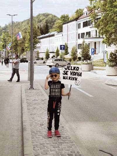 Želja otroškega protestnika v Trbovljah