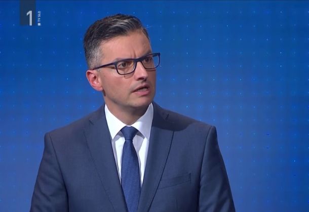 Marjan Šarec, predsednik LMŠ, v nocojšnjih Odmevih