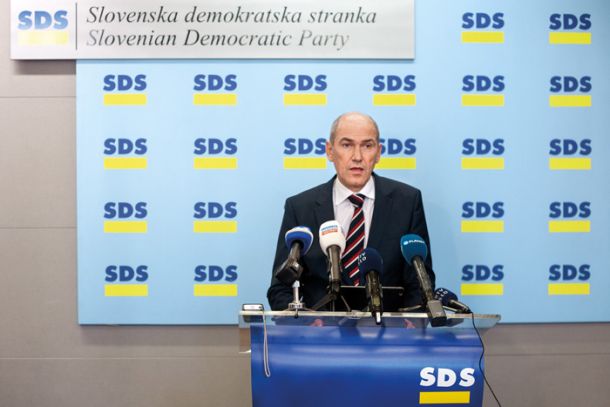 Janez Janša, predsednik vlade in predsednik SDS