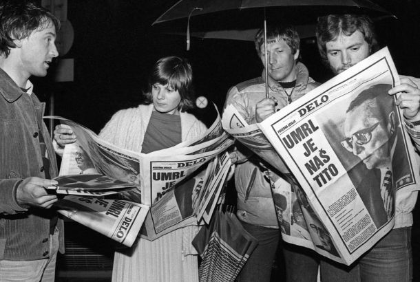 Posebna izdaja časopisa Delo, Ljubljana, 5. maj 1980