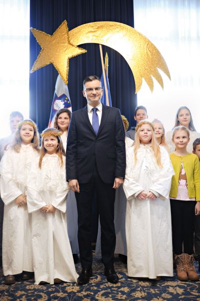 Marjan Šarec in koledniki, 6. januar 