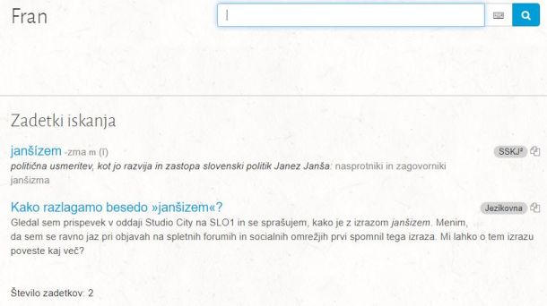 Kaj o janšizmu pravi Inštitut za slovenski jezik Frana Ramovša pri ZRC SAZU? 