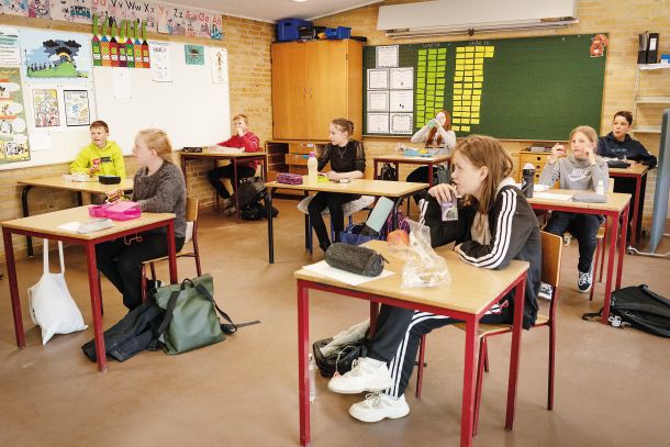 Razred v šoli na Danskem