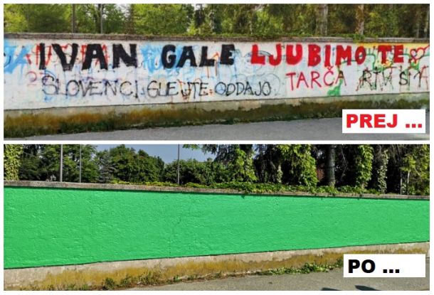 Čez noč izginil »Ivan Gale, ljubimo te«