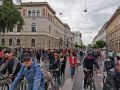 Kolesarke in kolesarji v Ljubljani