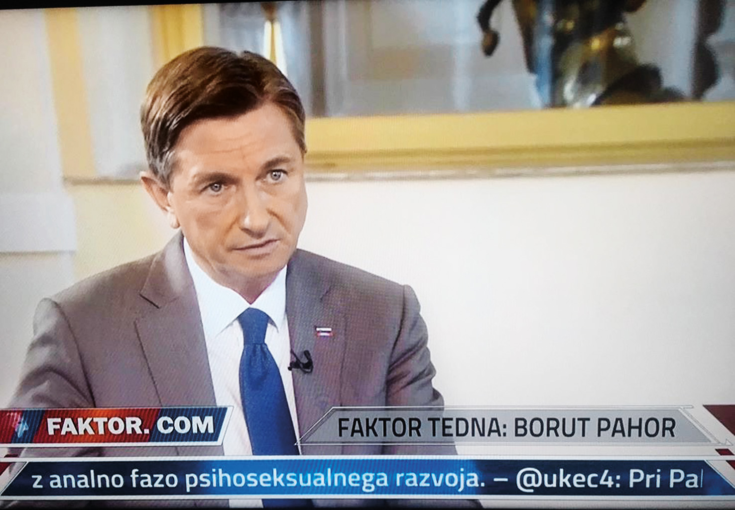 Borut Pahor v oddaji Faktor