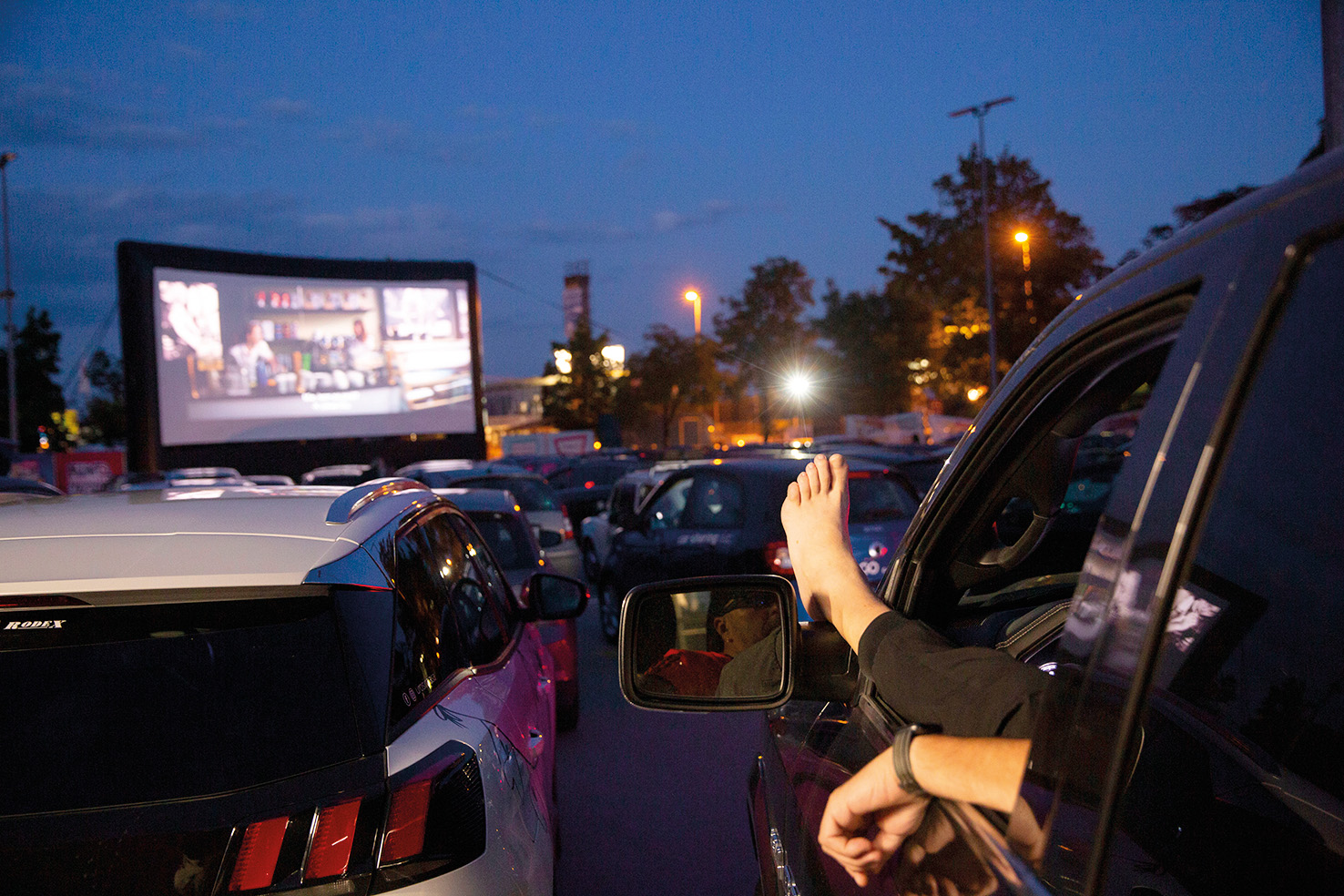 Dežela La La; odprtje drive-in kina Bežigrad, parkirišče Centra Vič, LJ | Borut Krajnc