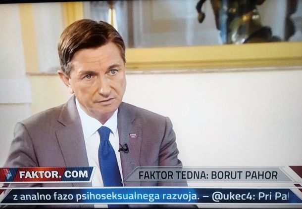 Borut Pahor v oddaji Faktor 