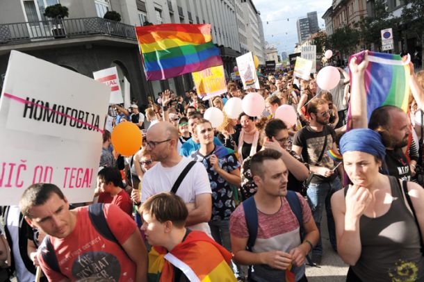 Parada ponosa v Ljubljani leta 2018