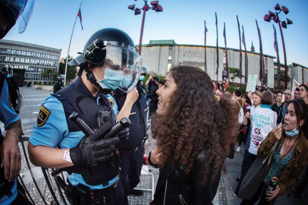 Protivladni protest, 12. junij 2020, Trg republike, Ljubljana