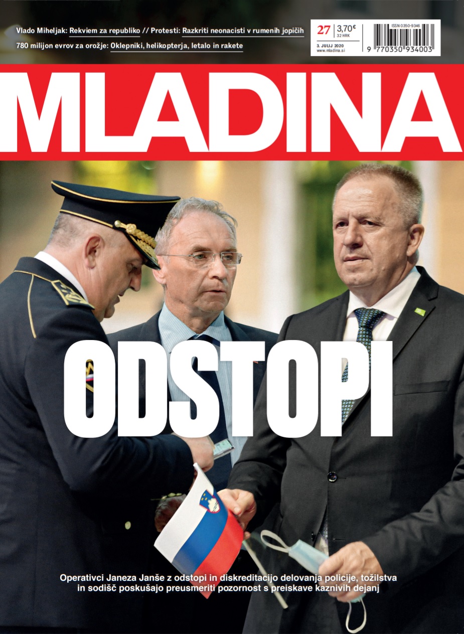 To je naslovnica jutrišnje Mladine: ODSTOPI