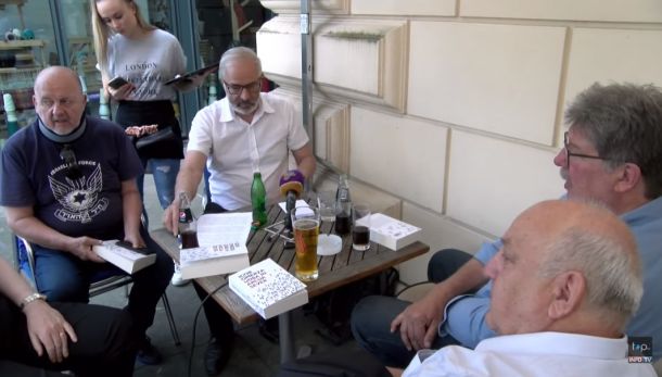 VIDEO: Oglejte si celoten 7-minutni posnetek pogovora med Jelinčičem, Ruplom in Bavčarjem