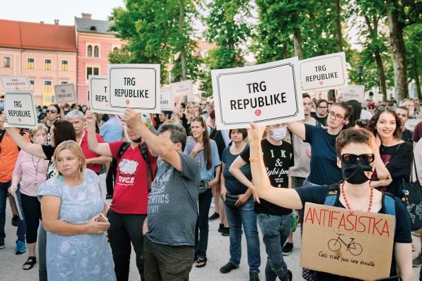 Ljubljana, 26. junij 2020, Kongresni trg 
