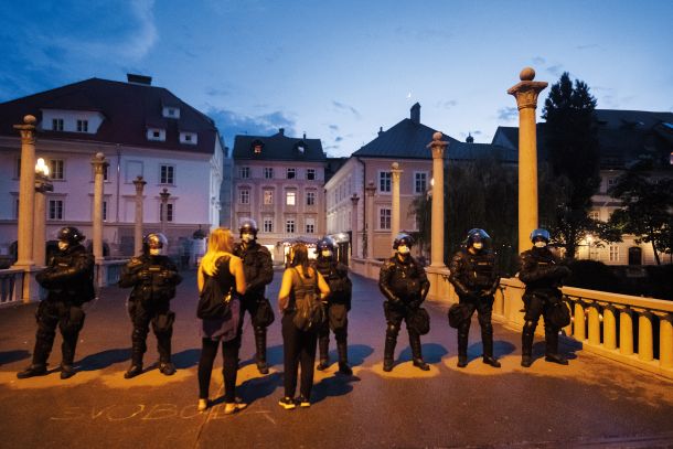 Varovanje državne proslave, 24. junij 2020, Ljubljana