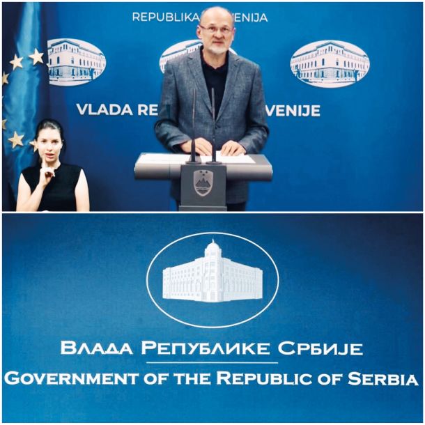 Nova podoba vladnega medijskega središča in znak vlade Republike Srbije