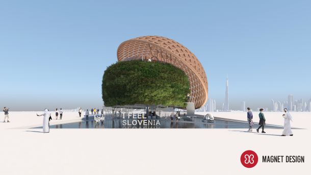 Idejna zasnova za slovenski paviljon za Expo v Dubaju
