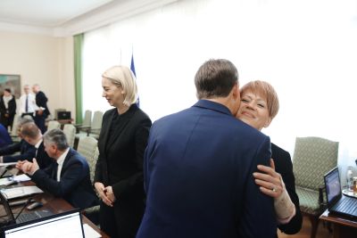 Aleksandra in minister Miro (SMC)