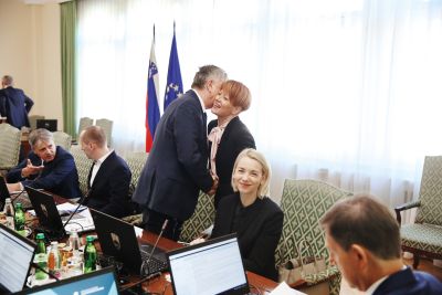 Aleksandra in minister Rudi (LMŠ)