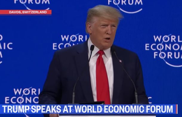 Govor Donalda Trumpa v Davosu