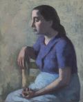 Domenico Cantatore: Sedeča žena