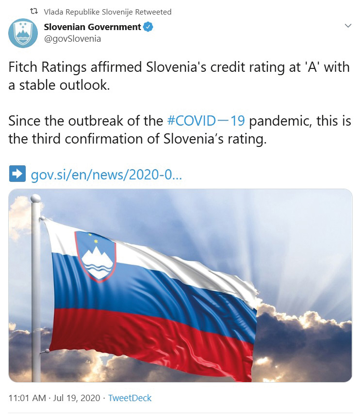 Popravljeni in izbrisani tvit