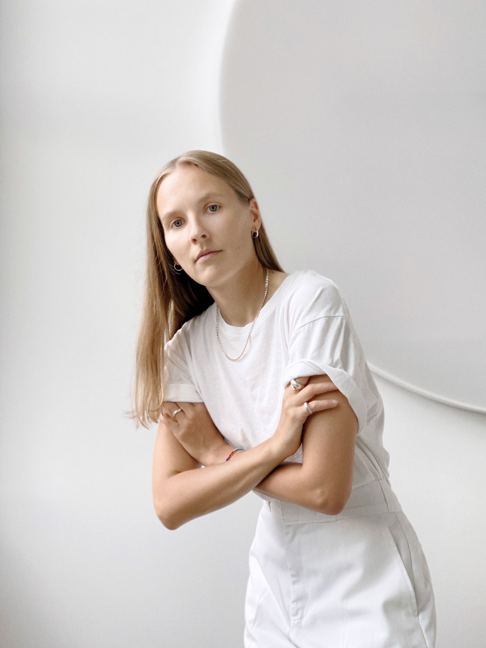 Portret Anje Šlibar, delo njenega moža, priznanega fotografa Evana Schreiberja.