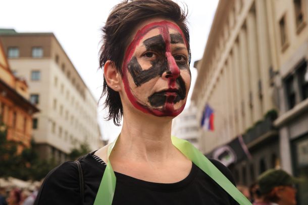 Vsakotedenski petkov protivladni protest, 24. julij 2020, Ljubljana