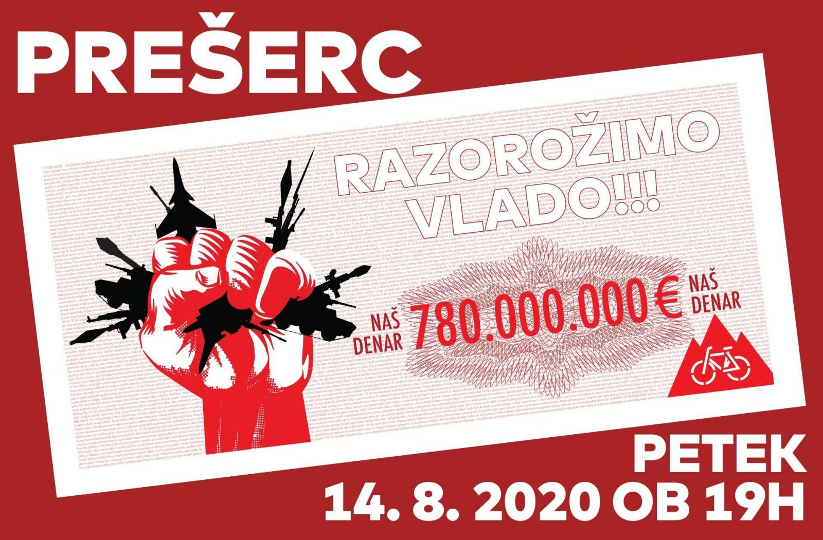 Današnji protesti proti kupovanju orožja za 780 milijonov evrov