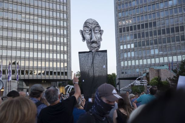 Petkovi protivladni protesti v Ljubljani, 10. julij 2020