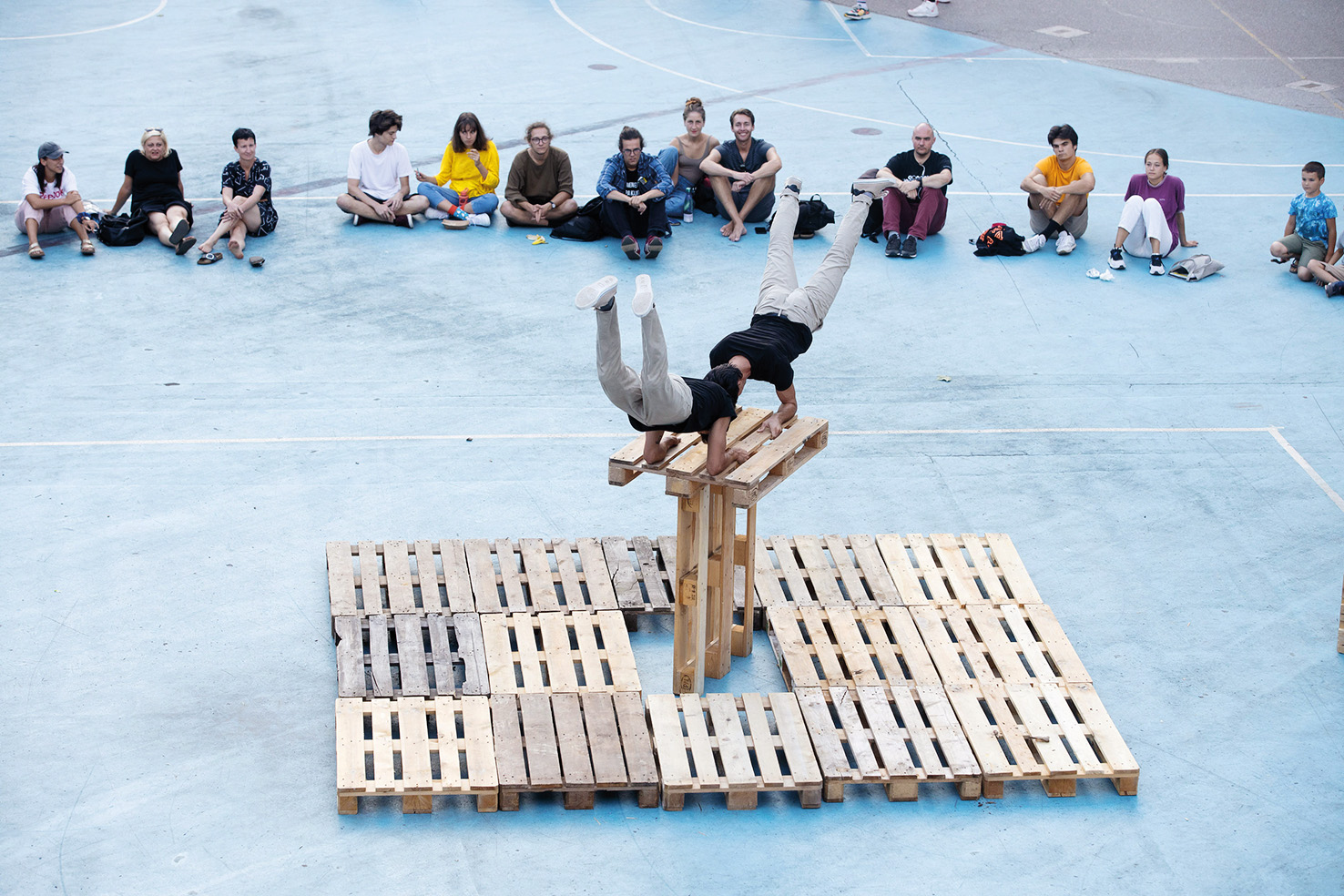 Marc Oosterhoff, Cédric Gagneur: Palete, Festival Mladi levi 2020, LJ | Nada Žgank