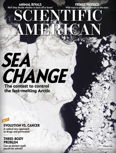 Naslovnica ene od številk revije Scientific American