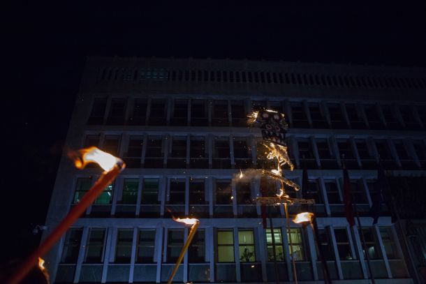 Trg republike pred parlamentom v Ljubljani 