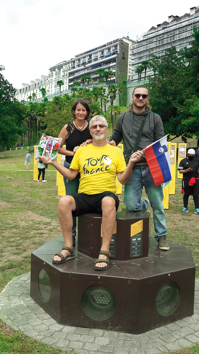 Pau – po štartu 9. etape, Tour de France, Francija | Marie