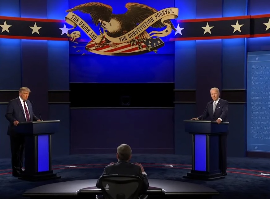 TV soočenje Trump in Biden