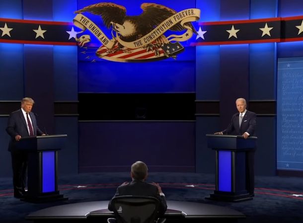 TV soočenje Trump in Biden