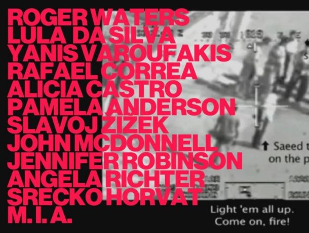 Žižek, Waters, Varoufakis in drugi bodo jutri branili Juliana Assangea