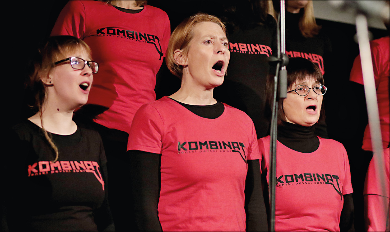 Koncert ŽPZ Kombinat in predstavitev filma Sing Along, Slovenska Kinoteka, LJ | Sunčan Stone