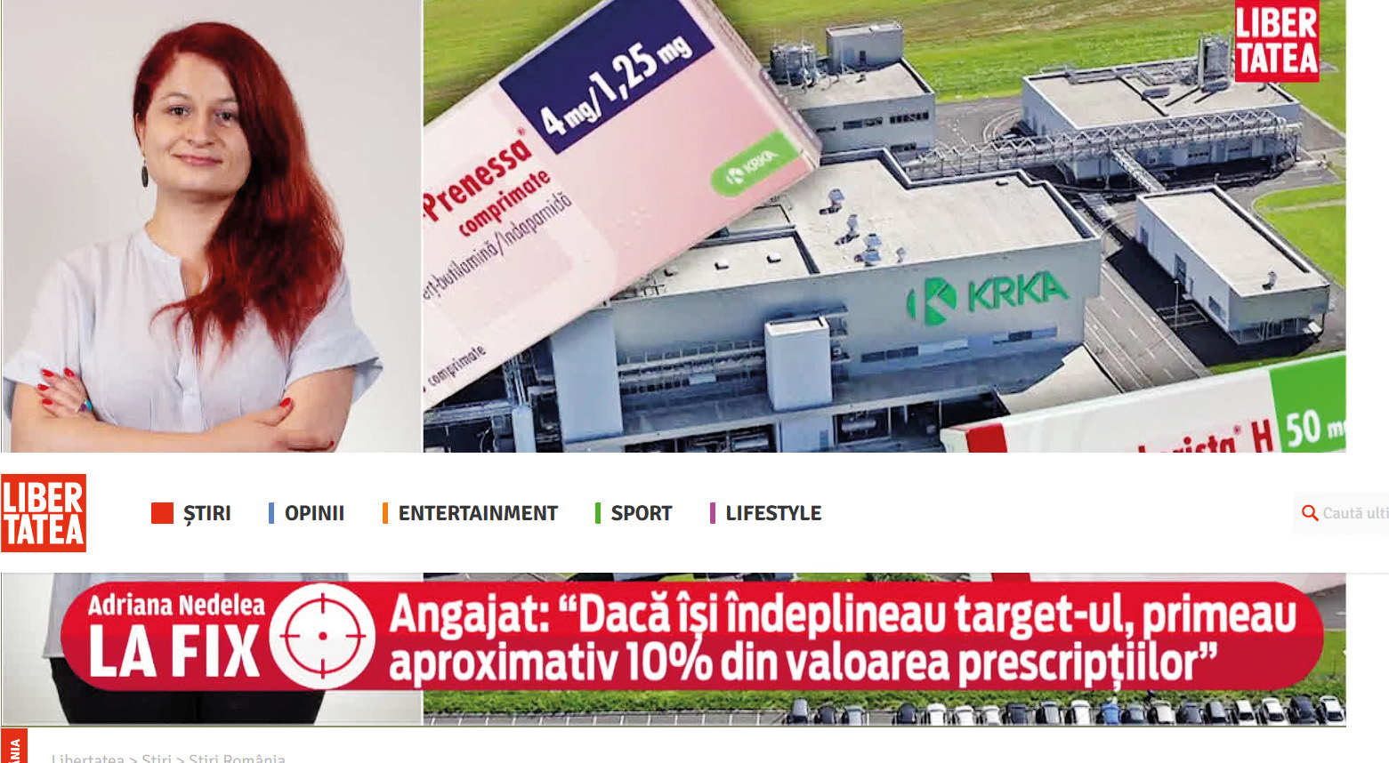 Poročanje romunskih medijev: »Ko so [zdravniki, op. a.] dosegli zastavljeni cilj, so prejeli približno 10 odstotkov cene izdanih zdravil«
