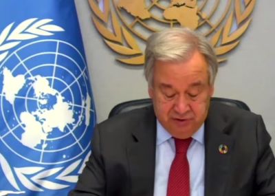 Generalni sekretar Združenih narodov Antonio Guterres