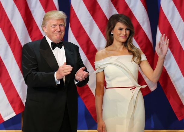 Donald in Melania Trump