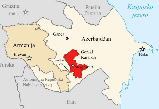 Gorski Karabah in okolica