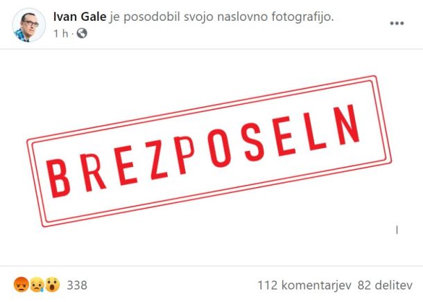 Današnja objava Ivana Galeta na Facebooku
