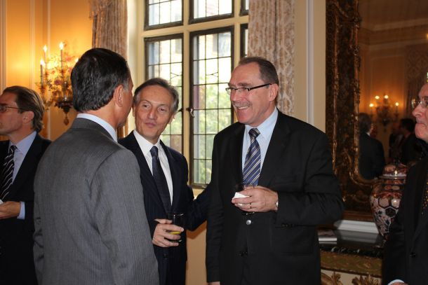 Franco Frattini, Claudio Bisogniero in dr. Božo Cerar
