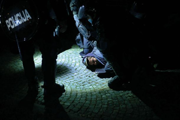 Strokovni prijemi zoper mlajše udeležence kolesarskega protesta 