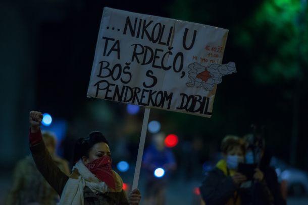 Protesti prejšnji petek v Ljubljani